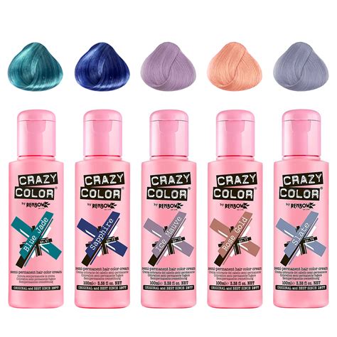 crazy color semi permanent conditioning hair dye colour cream tint ml ebay