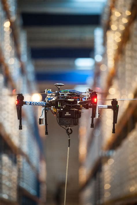 warehouse inventory  drones geodis  delta drone  entered  industrialization