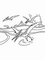 Pterodactyl sketch template