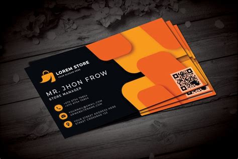 personalize retail store business card design templates