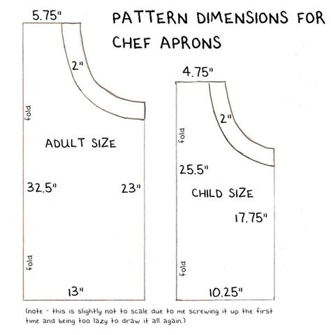printable template apron patterns