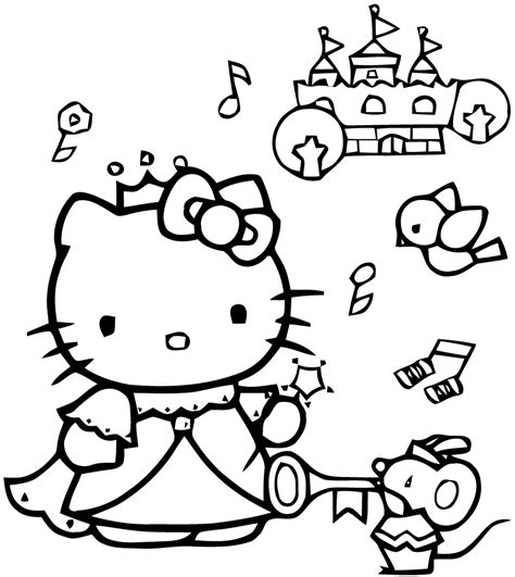 dessins de coloriage  kitty  imprimer   imprimer