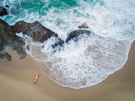 drones california beaches drone hd wallpaper regimageorg