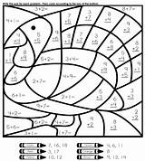 Thanksgiving Coloring Math Worksheets Grade Kids Activities Pages Choose Board Fun sketch template