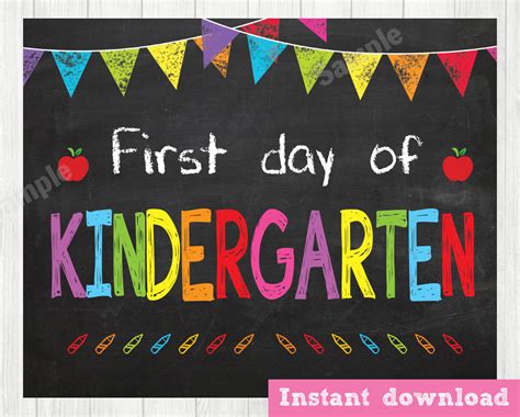 day  kindergarten printables