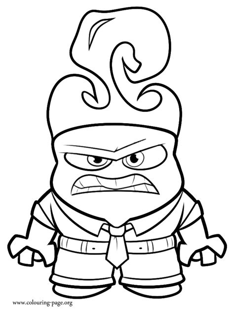 anger coloring page