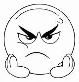 Angry Face Coloring Faces Pages Printable Cartoon Emoji Emoticon Funny Drawing Happy Colorear Para Imprimir Emotion Kids Wecoloringpage Kaynak Expressions sketch template