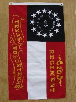 essential gear outfitters  texas regiment flag  sewn