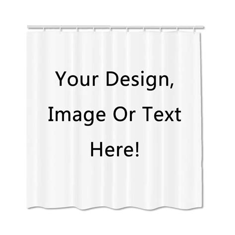 gepersonaliseerde douchegordijn aangepaste diensten prive tekst hoge kwaliteit polyester