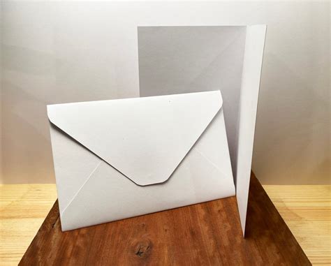 greeting card envelope template    mm  etsy