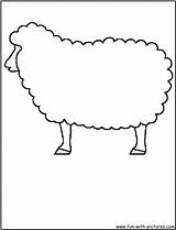 Sheep Coloring Pages Kids Clipart Print Shaun Cliparts Library Log Comments Use sketch template