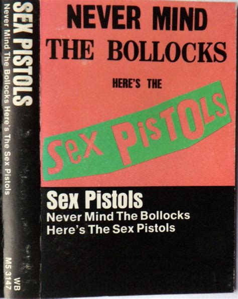 sex pistols never mind the bollocks here s the sex pistols cassette