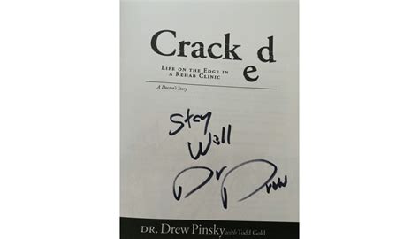 Dr Drew Signed Book Charitystars