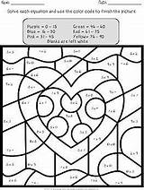 Division Color Number Multiplication Valentine Worksheets Coloring Math Grade Valentines Choose Board 2nd Fun Teacherspayteachers Preview sketch template