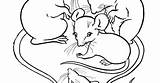 Mice Muizen sketch template