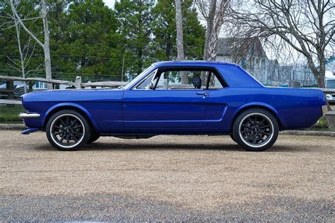 high performance ford mustang  restomod muscle car