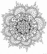 Pages Mandala Coloring Expert Level Getcolorings sketch template