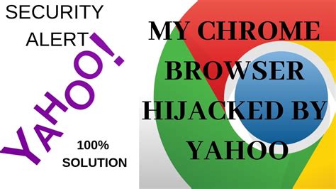remove yahoo search  chrome  working  youtube