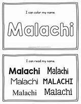 Malachi Handwriting sketch template
