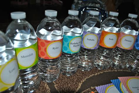 water bottle labels printable