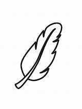 Feathers sketch template