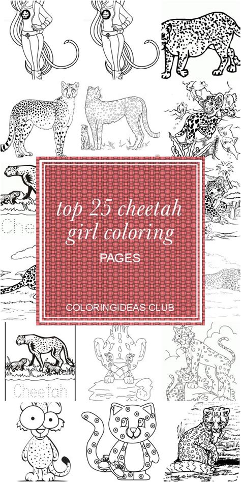 top  cheetah girl coloring pages coloring pages  girls  year
