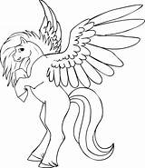 Pegasus Cavalo Alado Desenho Kidsplaycolor Tudodesenhos sketch template
