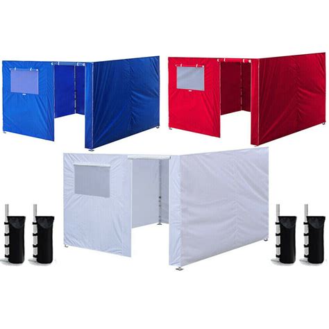 enclosure zipper side walls kit panels  ez  canopy gazebo tent