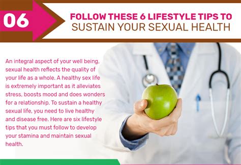 infographic vital lifestyle tips to improve your sexual health