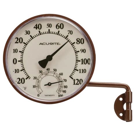 acurite wireless indooroutdoor brass thermometer  lowescom