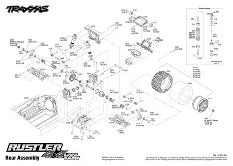 rustler  vxl parts diagram