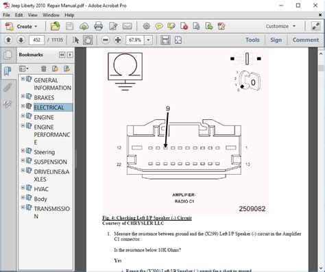 diagram  jeep liberty electrical wiring diagrams troubleshooting ewd service manual