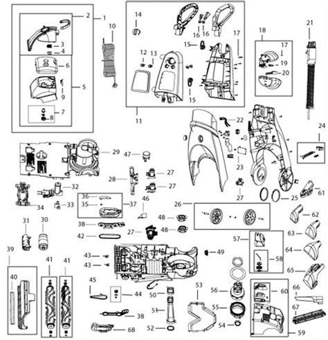 bissell proheat schematic parts diagram