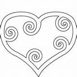 Heart Serca Maori Serce Herzen Malvorlagen Ausmalbilder Ausdrucken Hartjes Supercoloring Harten Kolorowanki Kolorowanka Wydruku Swirl sketch template