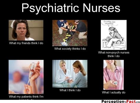 Psychiatric Nurses What People Think I Do What I