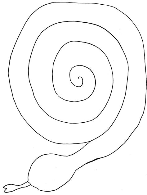 snakes templates  spirals  pinterest