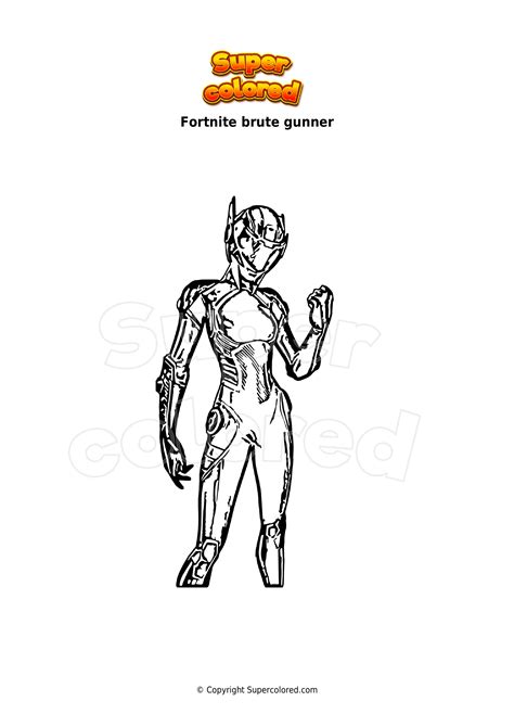 coloring page fortnite ghoul trooper supercoloredcom
