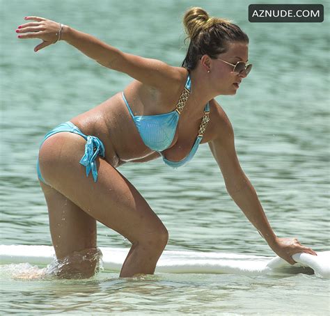 zara holland sexy spotted on the beach in barbados 23 07 2017 aznude