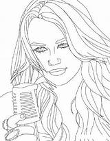 Hannah Montana Coloring Pages Printable Kids Color Sheets Bestcoloringpagesforkids Print sketch template