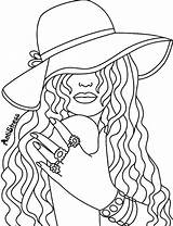 Coloring Pages Beautiful Recolor Women Woman Adults Lady Adult Pretty Colouring Color Sheets App Printable Book Getdrawings Getcolorings Print Hair sketch template