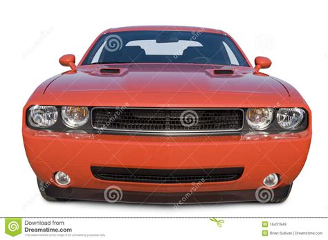 Dodge Challenger Muscle Car Stock Image Image Of Front