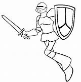 Knight Coloring Jump Attack Coloring4free Knights Pages Printable Coloringsky sketch template