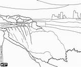 Niagara Falls Coloring Pages Drawing Canada Voluminous Sights Monuments America Other Bridge Waterfalls Border Between 250px 82kb Getdrawings Oncoloring sketch template