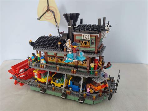 lego ninjago moc chens ferry lego ninjago city lego ninjago cool