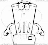Blender Coloring Mascot Surprised Clipart Royalty Cory Thoman Vector Cartoon 1024px 12kb 1080 sketch template