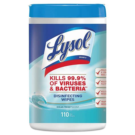 lysol disinfecting wipes ocean fresh ct lrs supply
