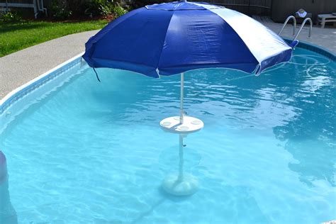 relaxation station swimming pool umbrella table aughog products ahp
