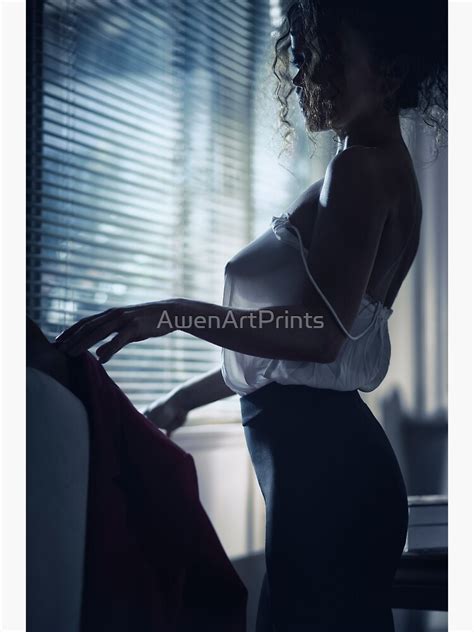 sensual boudoir portrait of woman wearing a sexy see