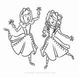 Girls Coloring Pages Two Walter Printable Color Getcolorings Deviantart sketch template