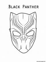 Panther Coloring Pages Mask Marvel Printable Avengers Face Movie Lego Info sketch template